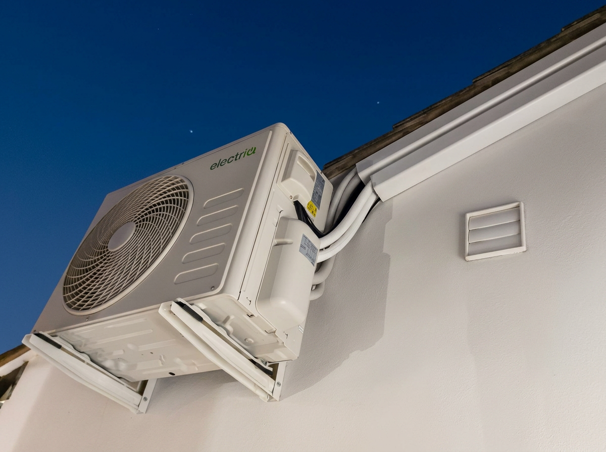 Discreet external condenser